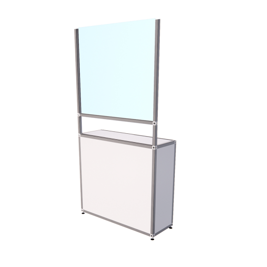 KORONAVİRÜS TEKLİ KİOSK KORUMA BARİYERİ  